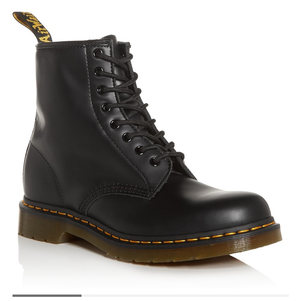 Dr. Martens Black Leather Men's Boots